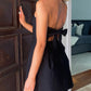 Devine Bow Back Tube Mini Dress