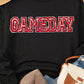 GAME DAY Round Neck Long Sleeve Sweatshirt