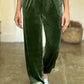 Pocketed Elastic Waist Joggers