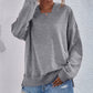 Malibu Dreams Dropped Shoulder Slit Hoodie