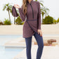 Cap, Printed Long Sleeve Swimwear, Pants and Mini Skirt Four-Piece Swim Set
