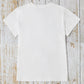 Letter Graphic Round Neck Short Sleeve T-Shirt