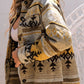 Pocketed Geometric Collared Neck Jacket