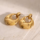 Stainless Steel Teardrop Shape Earrings