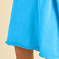 Annie Wear Mineral Washed Johnny Collar Short Sleeve Dress