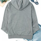 Lace-Up Dropped Shoulder Hoodie