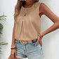 Ruched Round Neck Tank