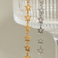 Stainless Steel Cutout Star Earrings