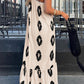 Full Size Printed Single Shoulder Maxi Dress