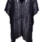 Cutout V-Neck Cover-Up with Tassel