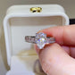 3 Carat Moissanite 925 Sterling Silver Ring