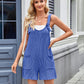 Lovelet Knotted Wide Strap Scoop Neck Overalls