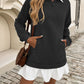 Devine Ruffle Hem Long Sleeve Mini Dress