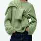 Round Neck Drop Shoulder Sweater