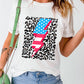 Graphic Round Neck Short Sleeve T-Shirt