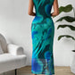 Slit Round Neck Midi Tank Dress