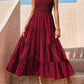 Tiered Smocked Wide Strap Dress