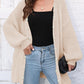 Open Front Long Sleeve Cardigan