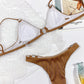 Plunge Spaghetti Strap Swim Set