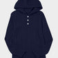 Textured Long Sleeve Hoodie