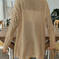 Openwork Open Front Long Sleeve Cardigan