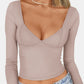 So Incredibly Me Plunge Long Sleeve T-Shirt