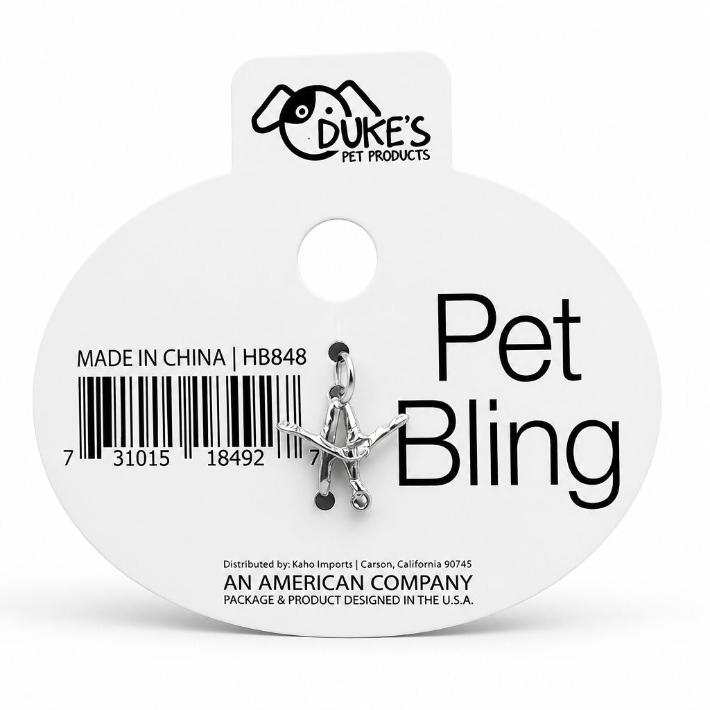 Duke's Pet Product - Silver Rhinestone Pet Bling for Collar