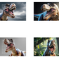 T Rex Digital Art in PDF SVG PNG File Formats