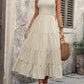 FULL SIZE Smocked Scoop Neck Sleeveless Tank Dress