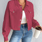 Honey Snap Down Long Sleeve Jacket