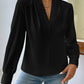 V Neck Long Sleeve Top