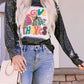 Pumpkin Graphic Round Neck Long Sleeve T-Shirt