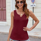 Notched Wide Strap Tank