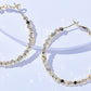 Vvan Alloy Hoop Earrings