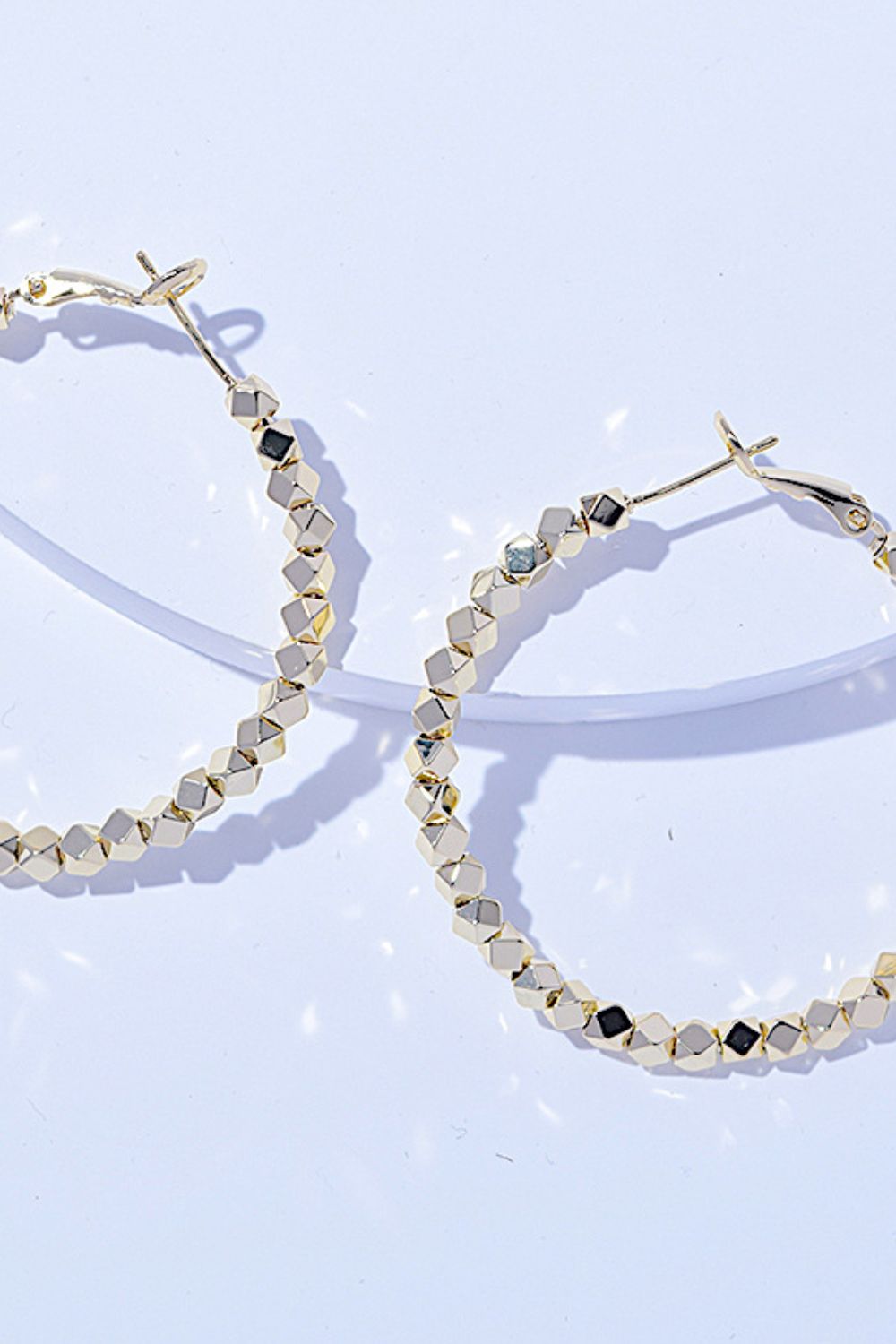 Vvan Alloy Hoop Earrings