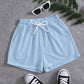 Beautiful Bea Drawstring Pocketed Elastic Waist Shorts