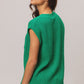 BiBi Patch Pocket Cap Sleeve Sweater Top - Brand BiBi