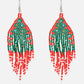 Christmas Beaded Earrings