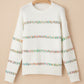 Round Neck Long Sleeve Sweater