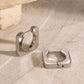 18K Gold-Plated Stainless Steel Square Earrings
