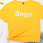 Perfee ANGEL Round Neck Short Sleeve T-Shirt
