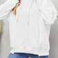 Drawstring Long Sleeve Hoodie with Pockets