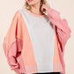 Mittoshop Mineral Wash Color Block Sweatshirt