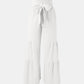 Tied Ruched Wide Leg Pants