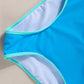 Sandn'Sun Crisscross Round Neck Two-Piece Swim Set