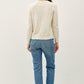 Be Cool Heathered Round Neck Long Sleeve Sweater