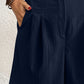 High Waist Shorts with Pockets