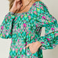 Double Take Full Size Printed Long Sleeve Dress