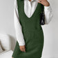 V-Neck Sleeveless Sweater Dress with Pockets