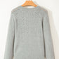 Openwork Button Down Long Sleeve Cardigan